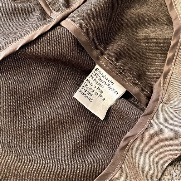 Taupe open-front blazer - Picture 4 of 5